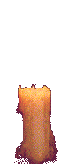 an image of a tall candle, burning brightly